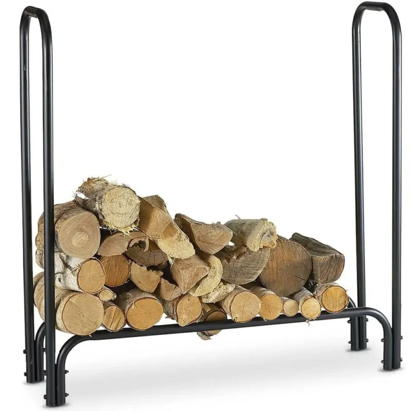 Consegna Rapida Portalegna Supporto Metallo Porta Legna Interno Legnaia Camino Stufa 120x120x35