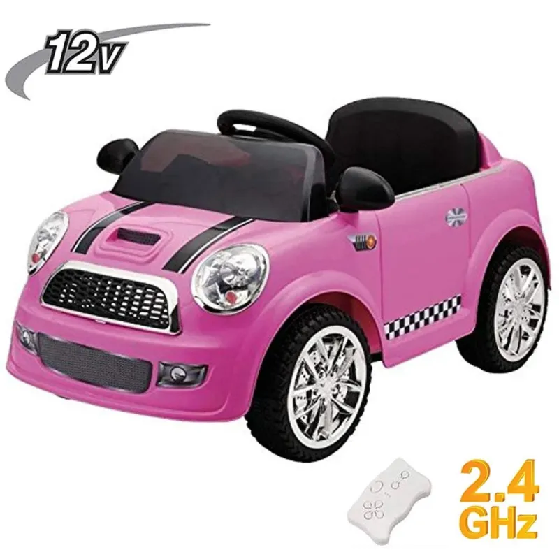 Auto Macchina elettrica per Bambini 12V MP3 Mini Car Rider con telecomando Rosa Subito Disponibile