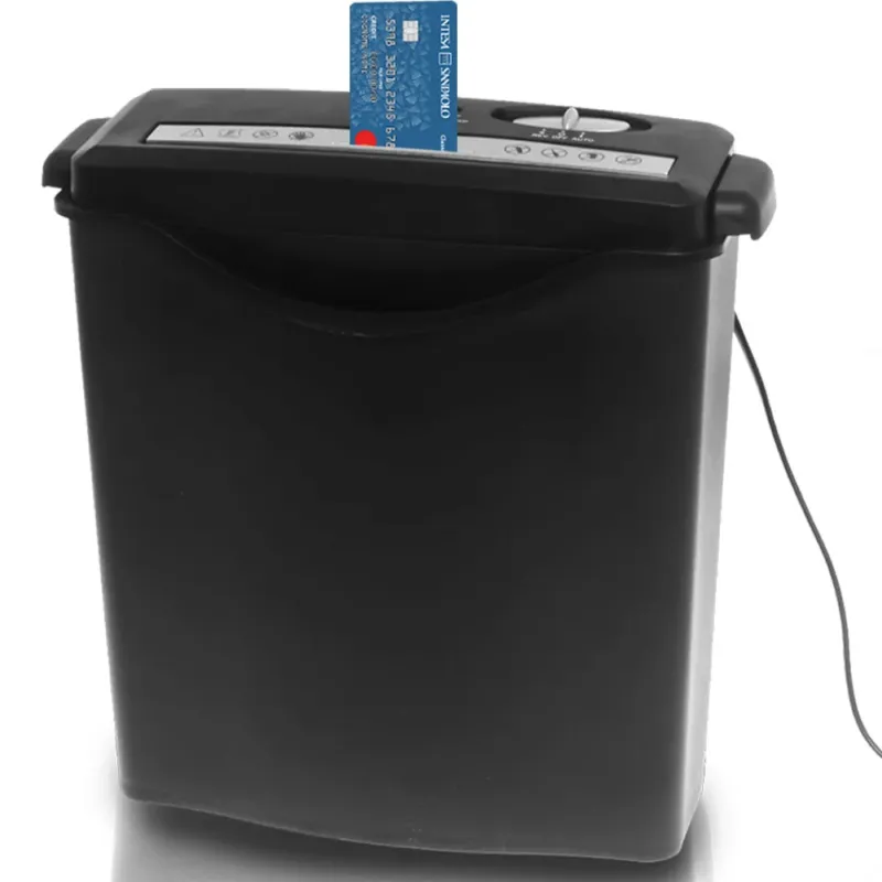 Professionale Distruggi Documenti Trita Carta Fogli A4 e Carte di Credito Contenitore 7 Litri