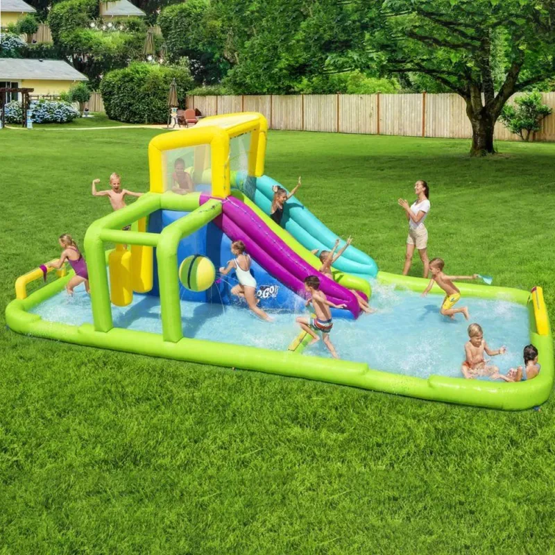 Prezzo Di Fabbrica Parco Acquatico Bestway 53387-4 Mega H2OGO Splash Course anni 5+