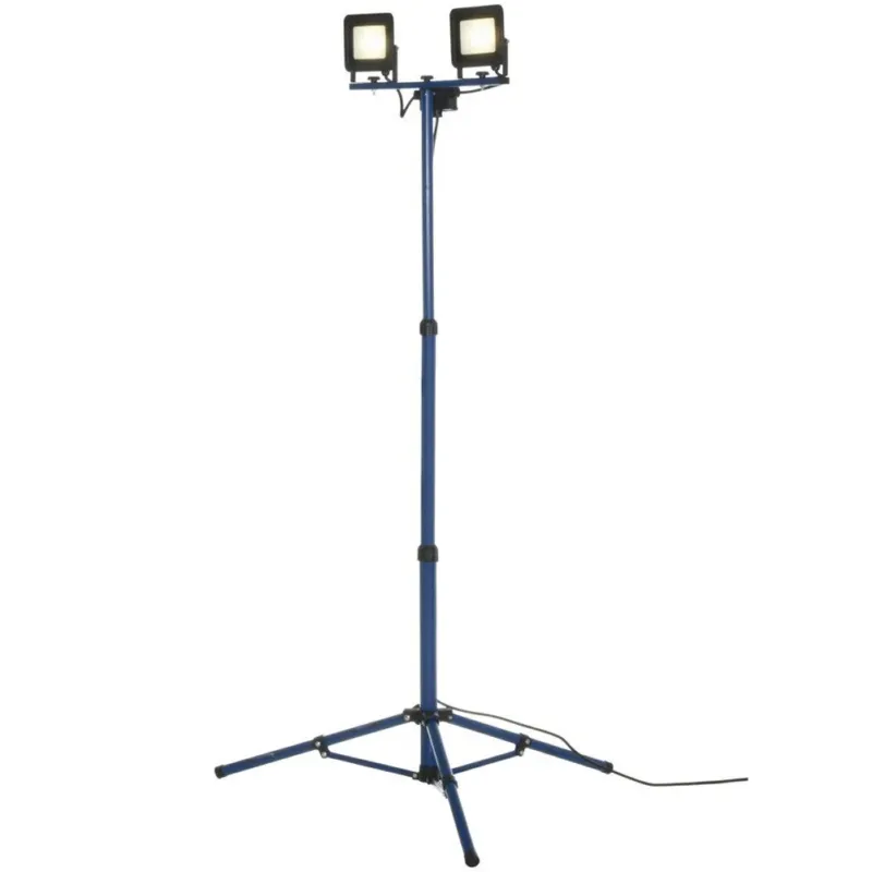 Economico 2 x Set 30 W Fari a Led con Sostegno Treppiedi Pieghevole Regolabile 4000K Cavo 3m