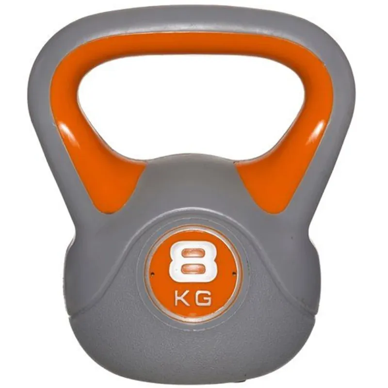 Di Tendenza Kettlebell Esercizio Fisico Fitness Peso in Ghisa e Cemento 8 kg Manico Comodo