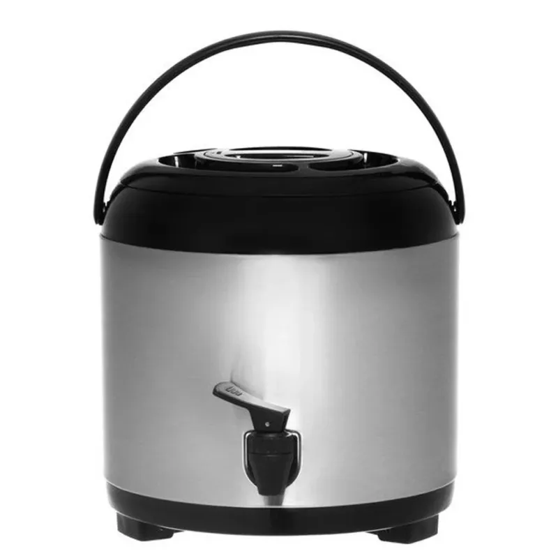 Di Tendenza Thermos Contenitore 6 LT In Acciaio Con Rubinetto Piedini Regolabili