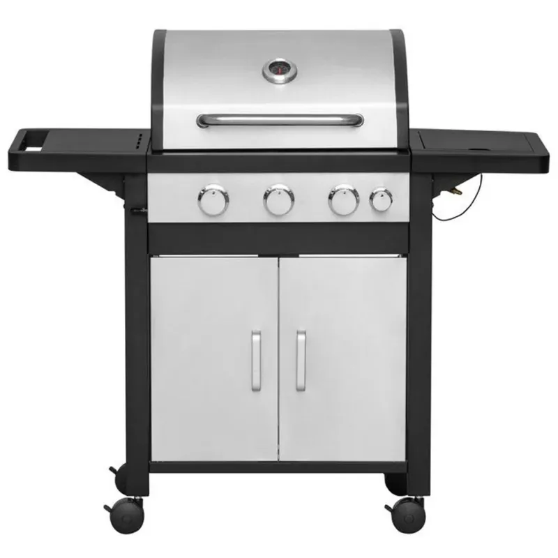 Barbecue a Gas In Acciaio Monterey 3 Fuochi Con Fornello Laterale Spedito Oggi