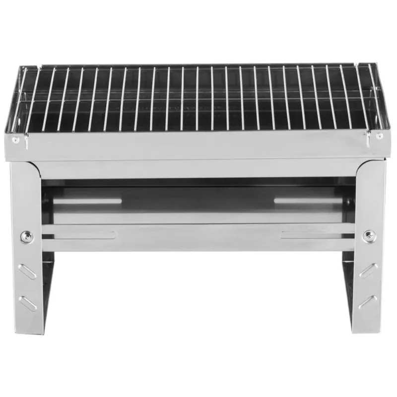 Affare Barbecue Pieghevole Portatile in Acciaio INOX, 3,9 kg 44x27x25 cm