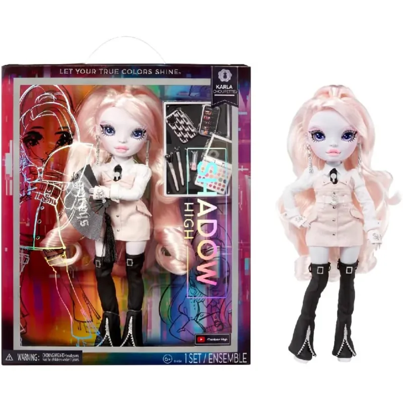 Offerta Speciale Rainbow High Shadow High Karla Choupette Oltre 10 Accessori Bambola Idea Regalo
