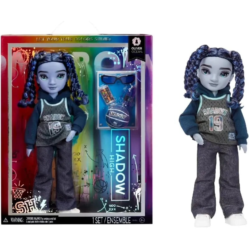 Rainbow High Shadow High Oliver Ocean con Oltre 10 Accessori Bambola Idea Regalo Novità
