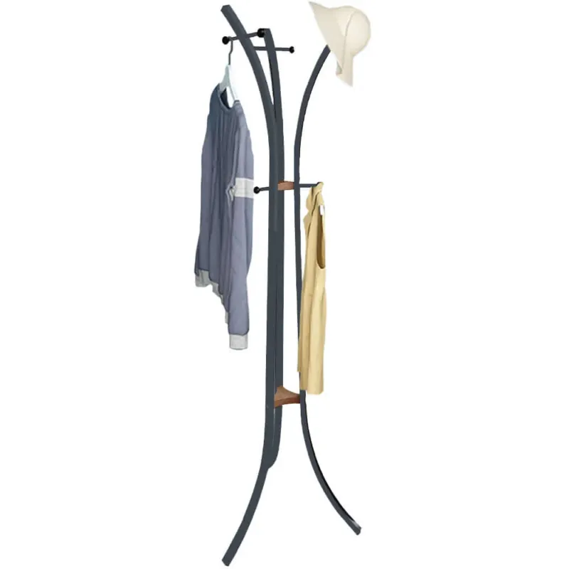 Offerta Lampo Appendiabiti Indossatore a Piantana Attaccapanni Salvaspazio Indipendente Grigio