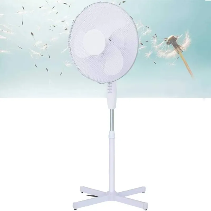 Ventilatore a Piantana 45W Pale 40 cm 3 Velocita e Altezza Colonna regolabile Economico