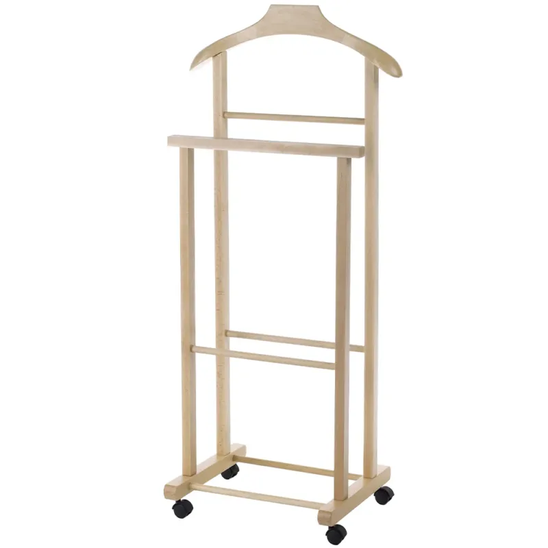 Indossatore Appendiabiti in Legno di Faggio Salvaspazio Ingresso 5x44,5x97,5H cm Offerta Del Giorno