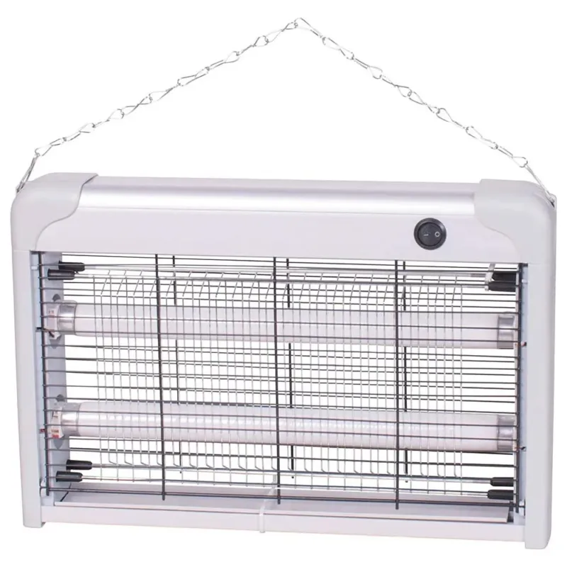 Ultime Pezzi Zanzariera Elettrica Slim Anti Zanzare Mosche 2 Lampade UV LED 20W 39x26x6cm
