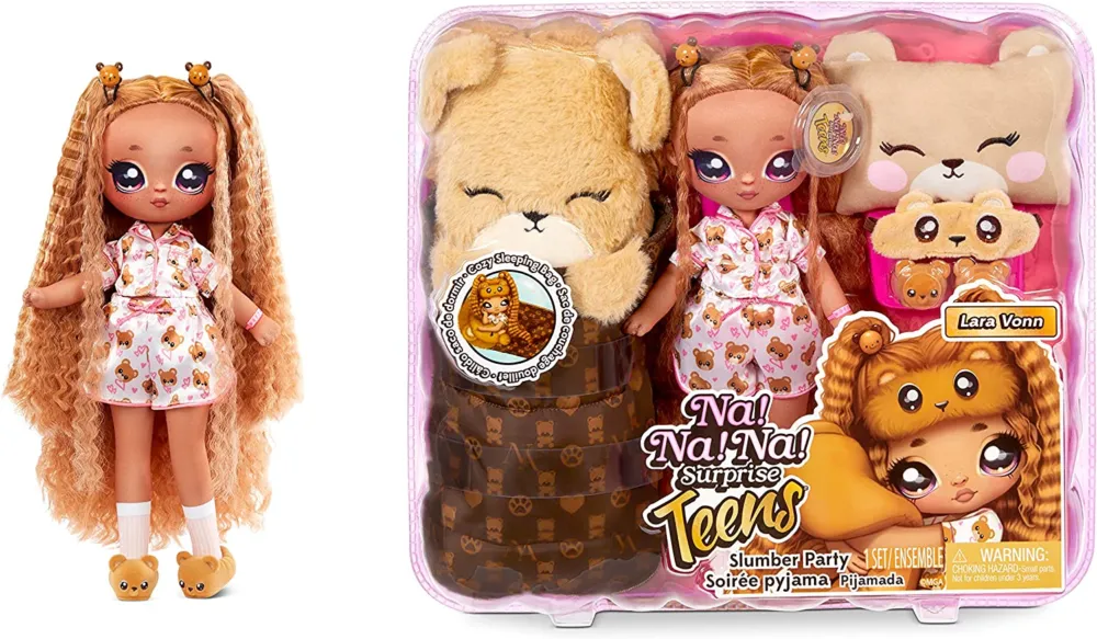 Na! Na! Na! Surprise Teens Slumber Party Bambola alla Moda 27 cm Da Collezione Reso Gratuito