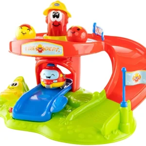 Chicco Rolling Spinner Centro di Attività Elettronico Fire Park con Mini Veicoli Ultime Pezzi