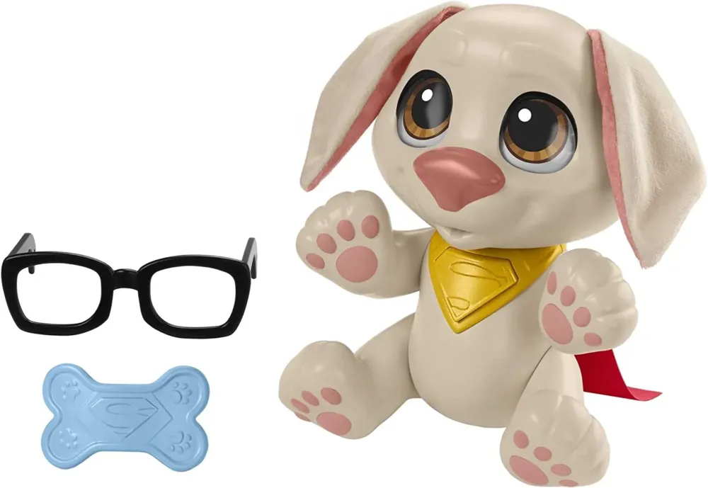 Non Perdere DC League Super-Pets Baby Krypto Cucciolo Snodato Suoni e Accessori Idea Regalo