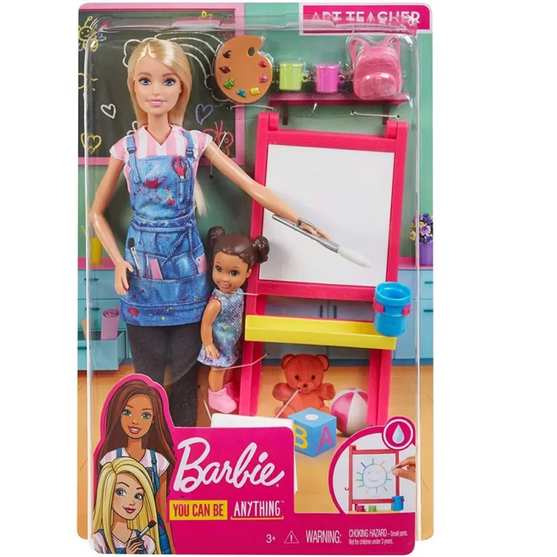 Bambola Barbie Playset Insegnante di Pittura con Shelly Bambolina e Accessori Più Venduto