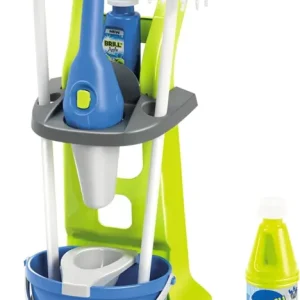 Clean Home Trolley delle Pulizie 8 Pezzi Accessori Gioco Giocattolo Idea Regalo Saldi