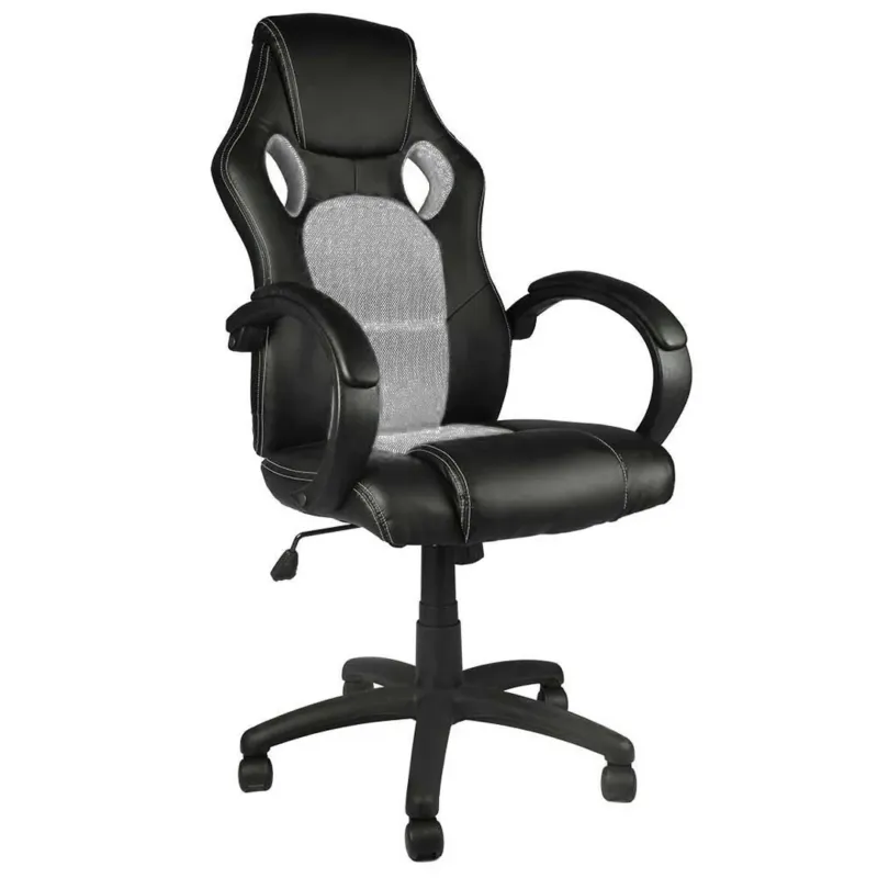 Miglior Prezzo Sedia Poltrona Da Ufficio Direzionale Ruote Girevoli Sportiva Racer Gaming Grey