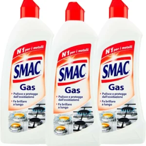 3 X 500ml Smac Gas Pulizia Piani Cottura e Fornelli Pulisce e Protegge Promopack Vendita Finale