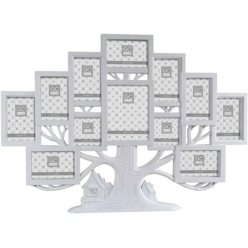 Cornice Portafoto Forma Albero della Vita 12 Posti 82 x 59 x 2 cm Idea Regalo Scelto Dai Clienti