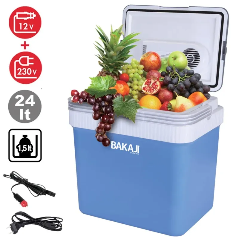 A Buon Prezzo Frigorifero Elettrico 24Lt 12V 220V Casa Auto Camper Frigo Funzione Caldo Freddo