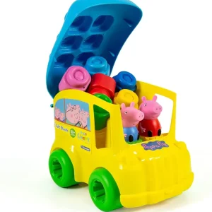 Clementoni Secchiello Bus Peppa Pig Soft Clemmy Giocattolo Idea Regalo 6-36 Mesi Occasione Imperdibile