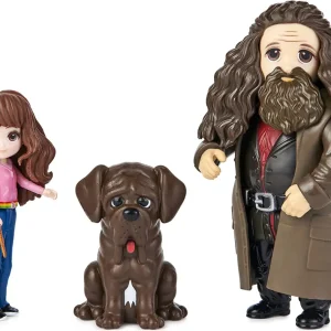Harry Potter Wizarding World Set Amicizia Hermione e Rubeus Hagrid e Thor 7.5 cm Ultime Pezzi