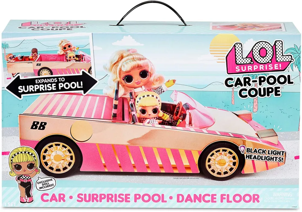 LOL Surprise Auto Piscina con Bambola Esclusiva Giocattolo Idea Regalo 4+ Anni Professionale