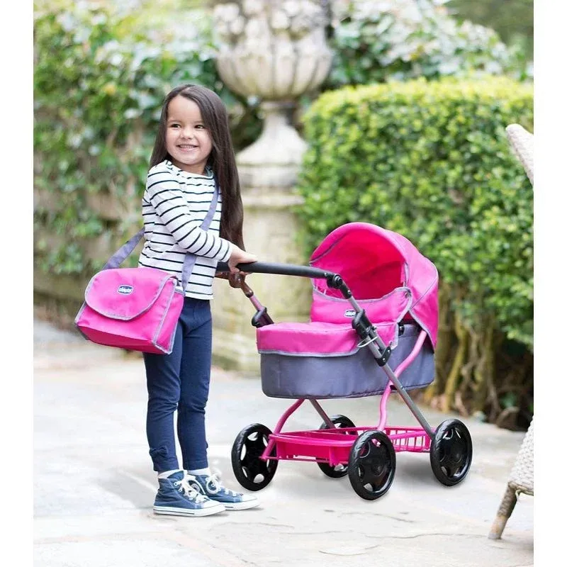 Chicco Passeggino per Bambole Mini Urban Rosa con Borsa Portaoggetti Idea Regalo Compra Adesso
