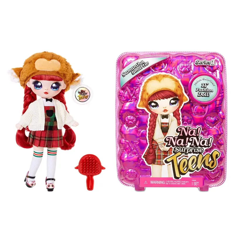 Na! Na! Na! Teens Bambolotto alla Moda Samantha Smartie 28cm Bambola Idea Regalo Quantità Limitata