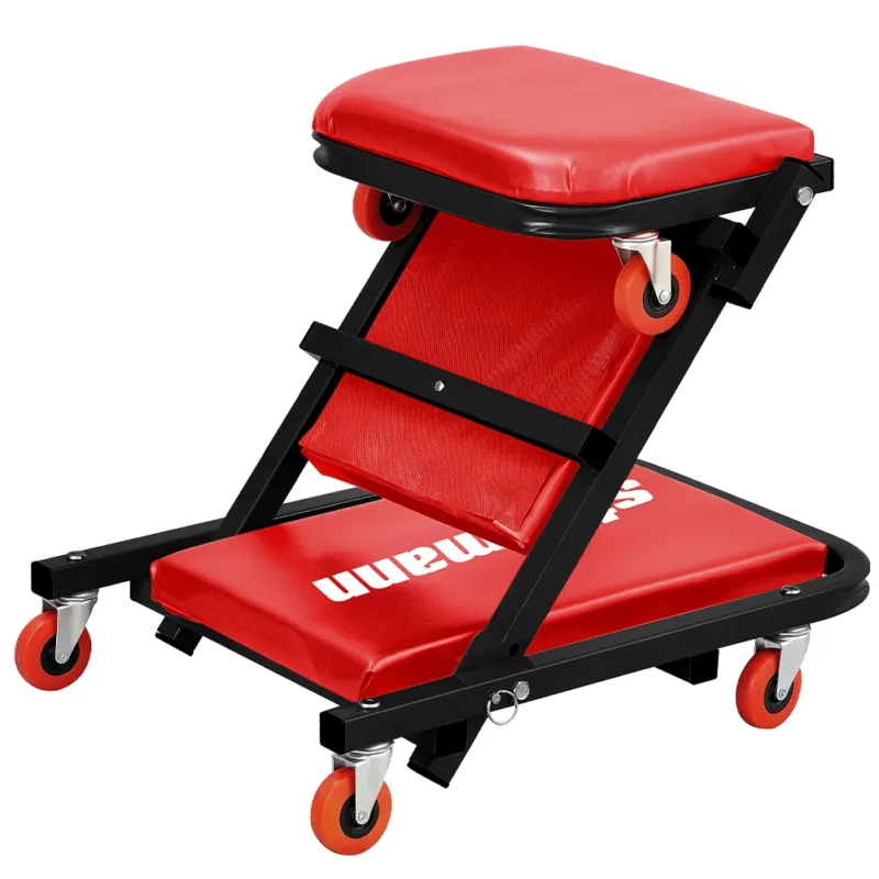 Compra Adesso Lettino Sottomacchina 2 in 1 Sgabello Meccanico Officina Regolabile Sotto Auto