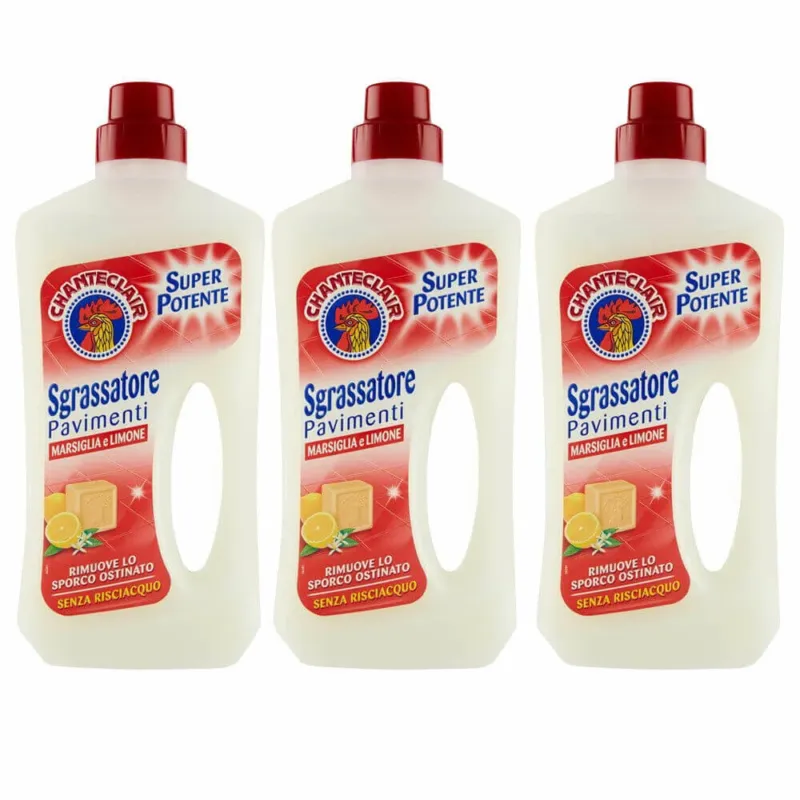 3 x Sgrassatore Chanteclair Pavimenti Marsiglia Limone Promo Pack 3 pezzi 750ml Compra Online