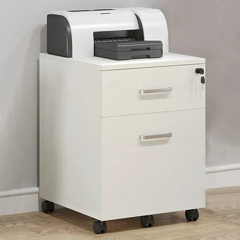 Scelto Dai Clienti Schedario da Ufficio Cassettiera Per Scrivania 2 Cassetti Serratura con 2 Chiavi