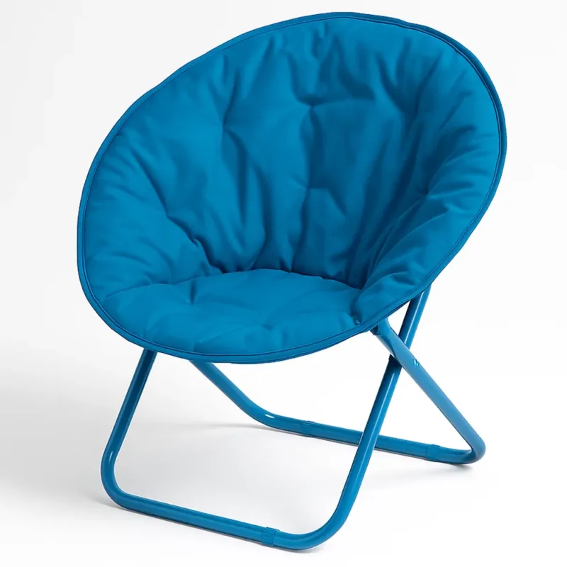 Sedia Pieghevole Moon Regista Poltrona Relax Ergonomica Blu Salvaspazio 60x78cm Bestseller
