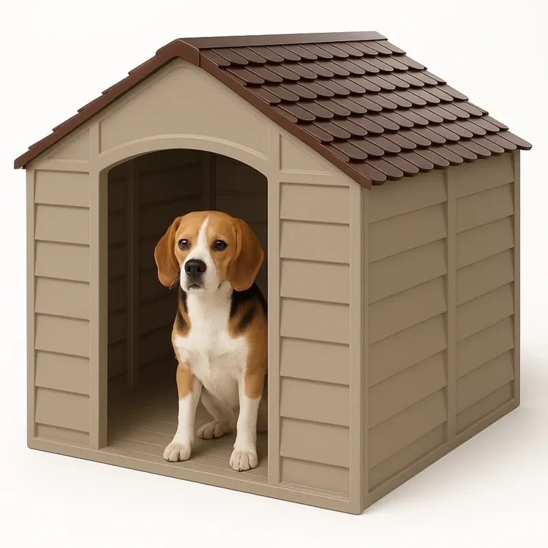 Casetta Cuccia per Cani da Esterno 84x84x82cm Cuccetta per Animali Domestici Must-Have