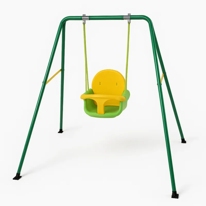 Altalena Baby per Bambini da Esterno Giardino Dondolo con Sediolone in Metallo Prezzo Di Fabbrica