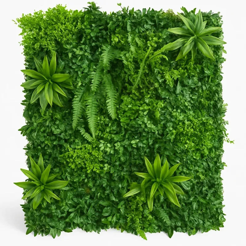 Direttamente Dal Produttore Pannello Decorativo Verde Bosco da Muro Parete 100x100 cm per Interni e Esterni