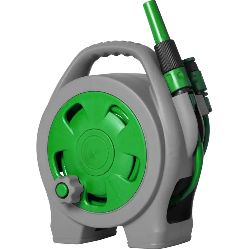 Affare Kit Avvolgitubo Portatile in PVC Tubo da 12 Metri Getto Regolabile da Giardino