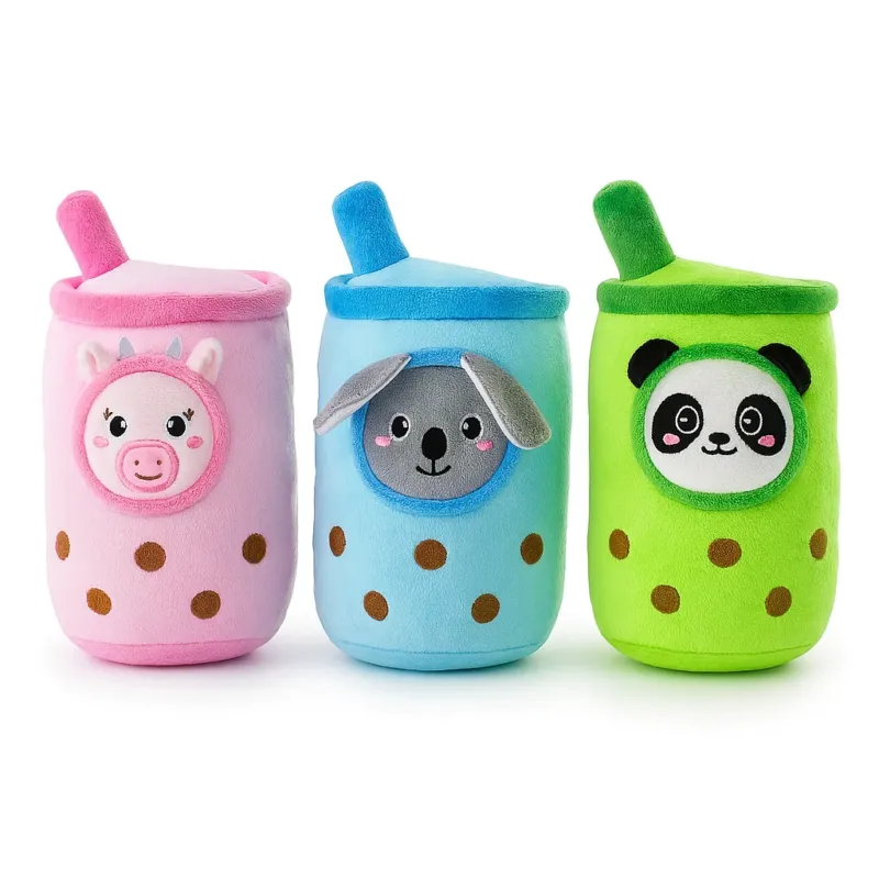 Compra Adesso 2 pezzi Peluche Cuscino Bubble Tea 30cm Morbidi e Colorati Idea Regalo Bambini e Adulti