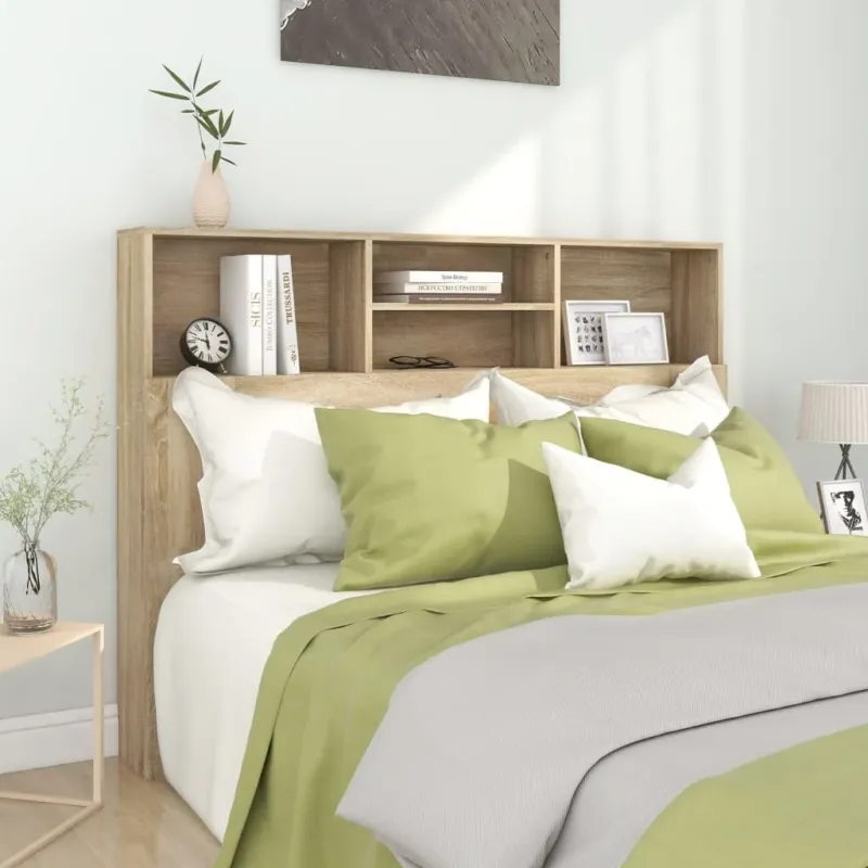 Testiera con Scomparti Rovere Sonoma 140x19x103,5 cm Occasione Imperdibile