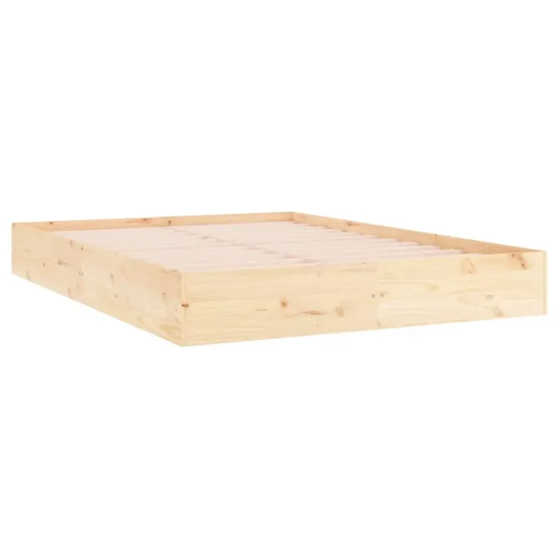 Solo Oggi Giroletto senza Materasso Ambrato Legno Massello Robusto 140x200cm Design Moderno