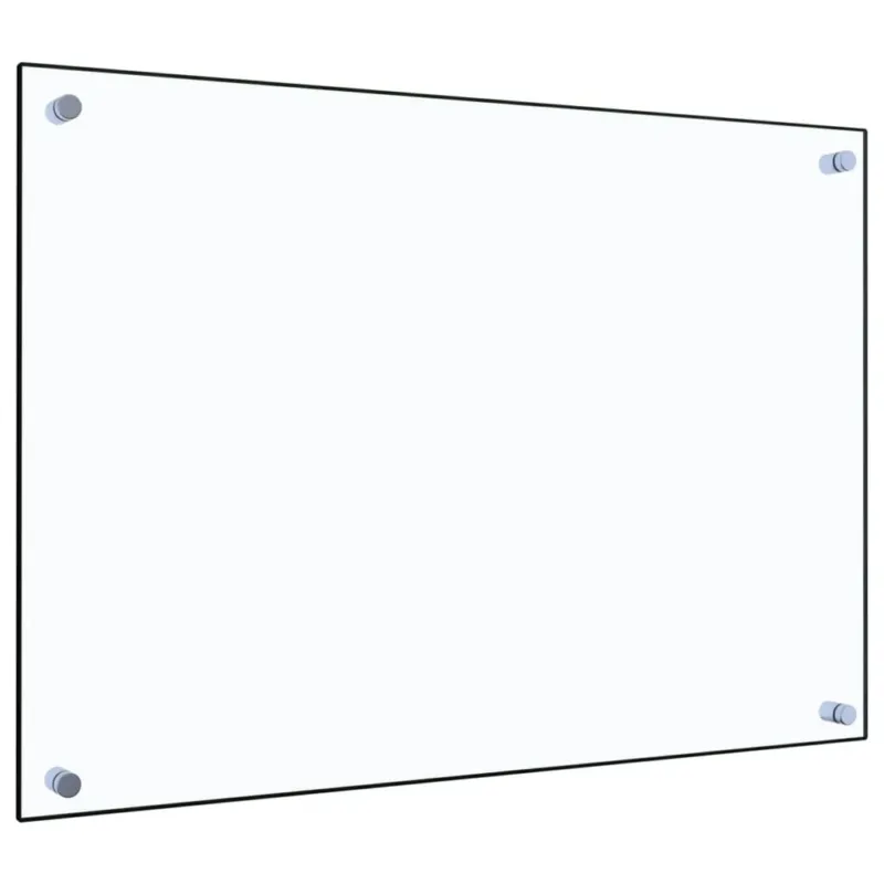 Affare Paraschizzi per Cucina Trasparente 70x50 cm in Vetro Temperato