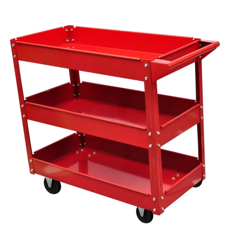 Acquista Ora Carrello per Garage Portautensili in Acciaio Laccato Capacita di Carico 100 Kg