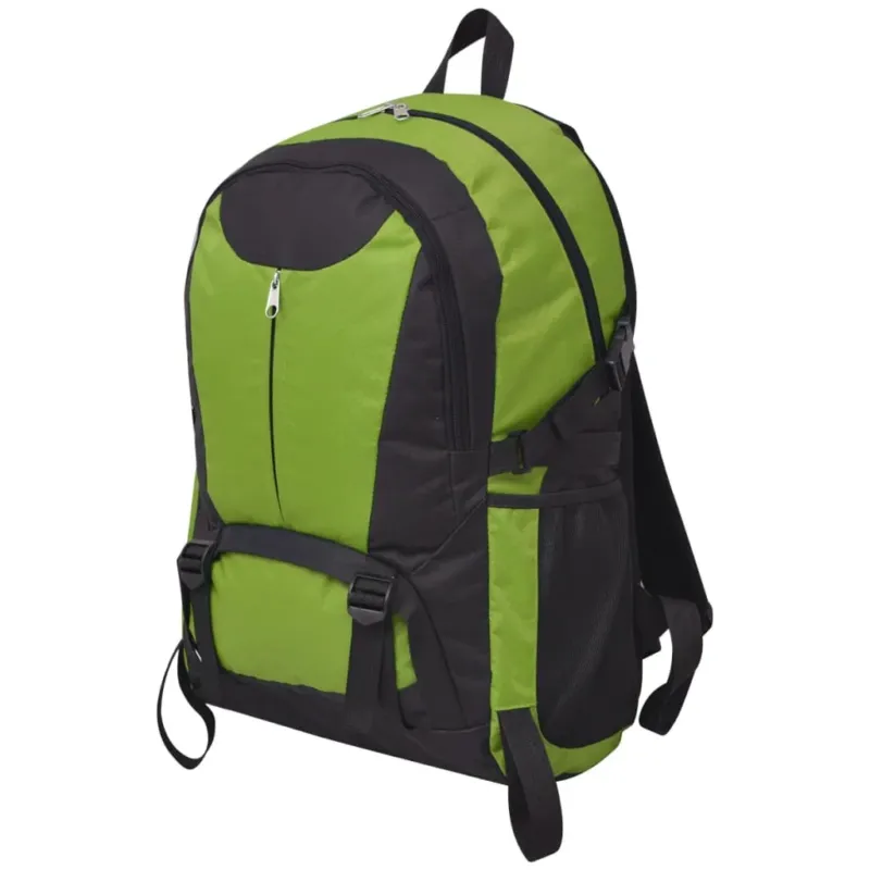 Prezzo Basso Zaino da Trekking Idrorepellente Design Versatile 40 L 32x22x 53 cm Nero e Verde