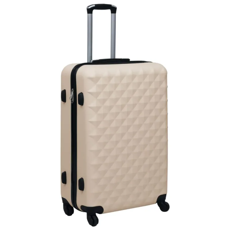 Solo Oggi Trolley a Custodia Rigida in ABS Chiusura di Sicurezza 4 Ruote Girevoli 360°Oro