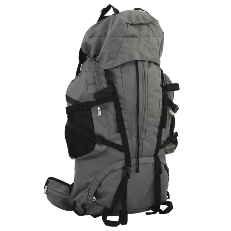 Offerta Lampo Zaino da Trekking 100 L 40 x 22 x 90 cm in Tessuto Oxford Grigio