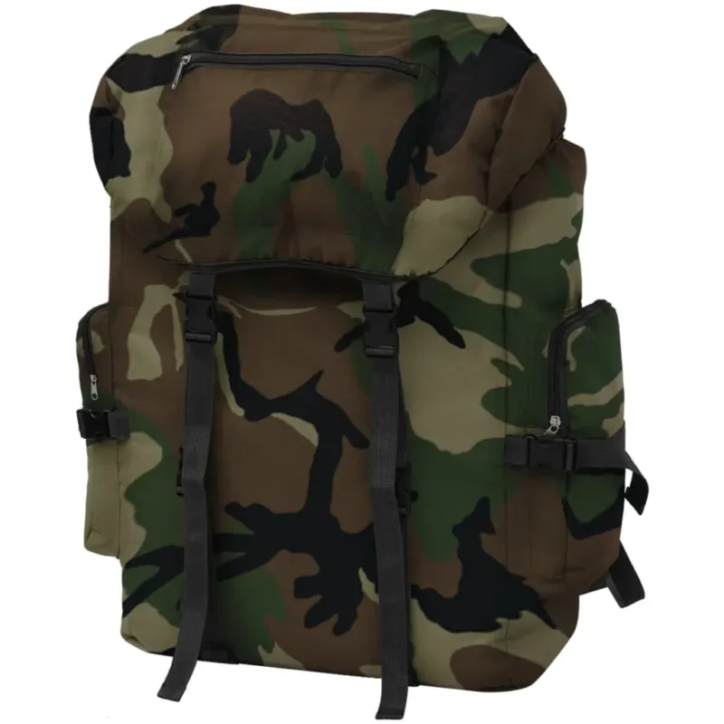 Zaino Stile Militare 65 L Idrorepellente cin Fibbie Robuste Mimetico Più Venduto