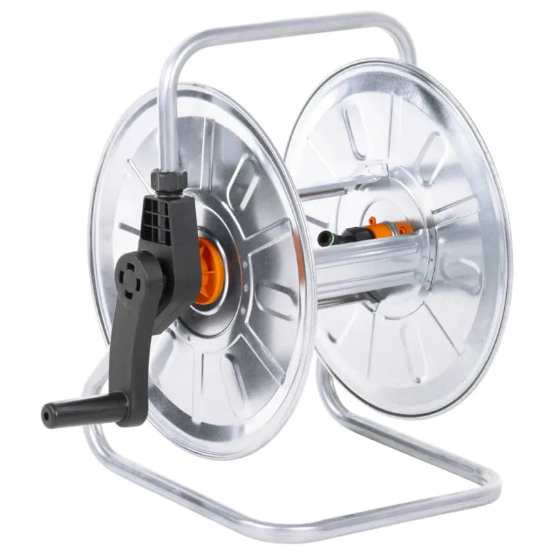 Avvolgi Tubo a Parete Salvaspazio 50 m 1/2" in Acciaio Zincato e Plastica Novità