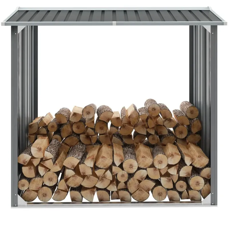 Offerta Lampo Capannone da Giardino in Acciaio Zincato 172x91x154cm Grigio