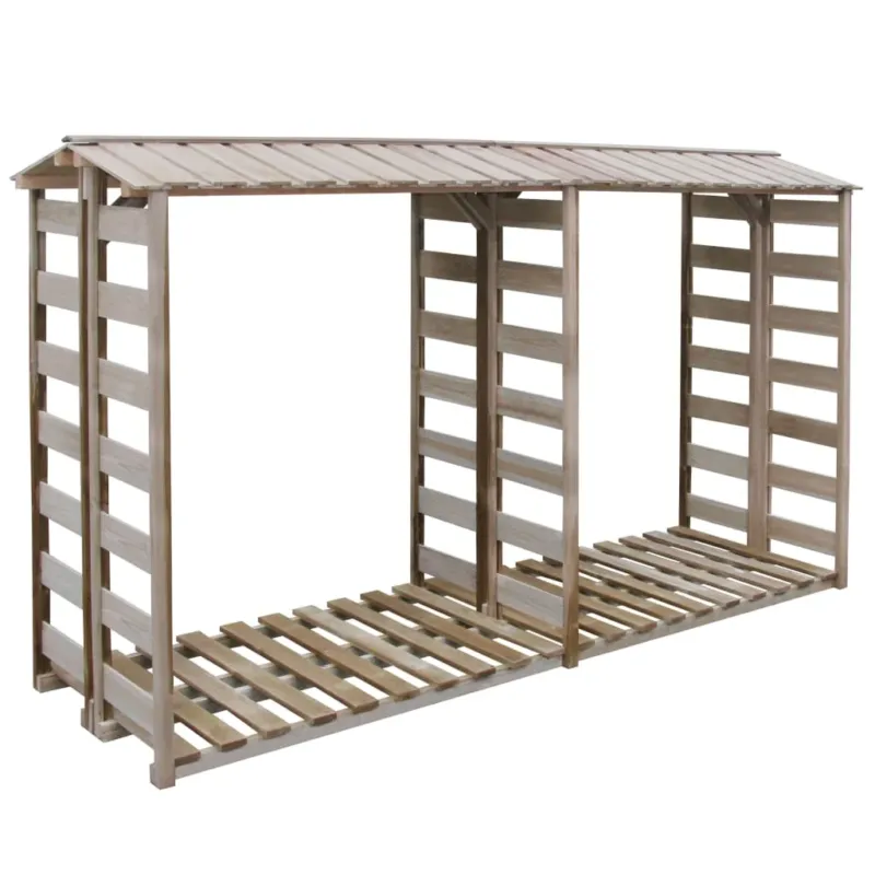 Prezzo Ridotto Deposito per Legname Capanno 300x90x176 cm in Pino Impregnato