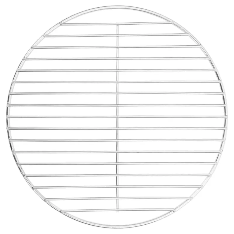 Solo Oggi Griglia per Barbecue Rotonda Acciaio Inossidabile 304 Materiale Robusto 34,5 cm